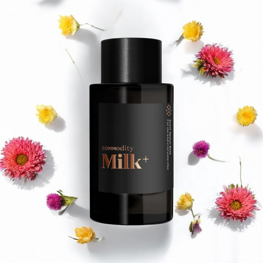 Commodity Milk Bold perfume fragrance samples in 1ml, 2ml, and 5ml sizes, offering a luxurious and versatile scent experience.