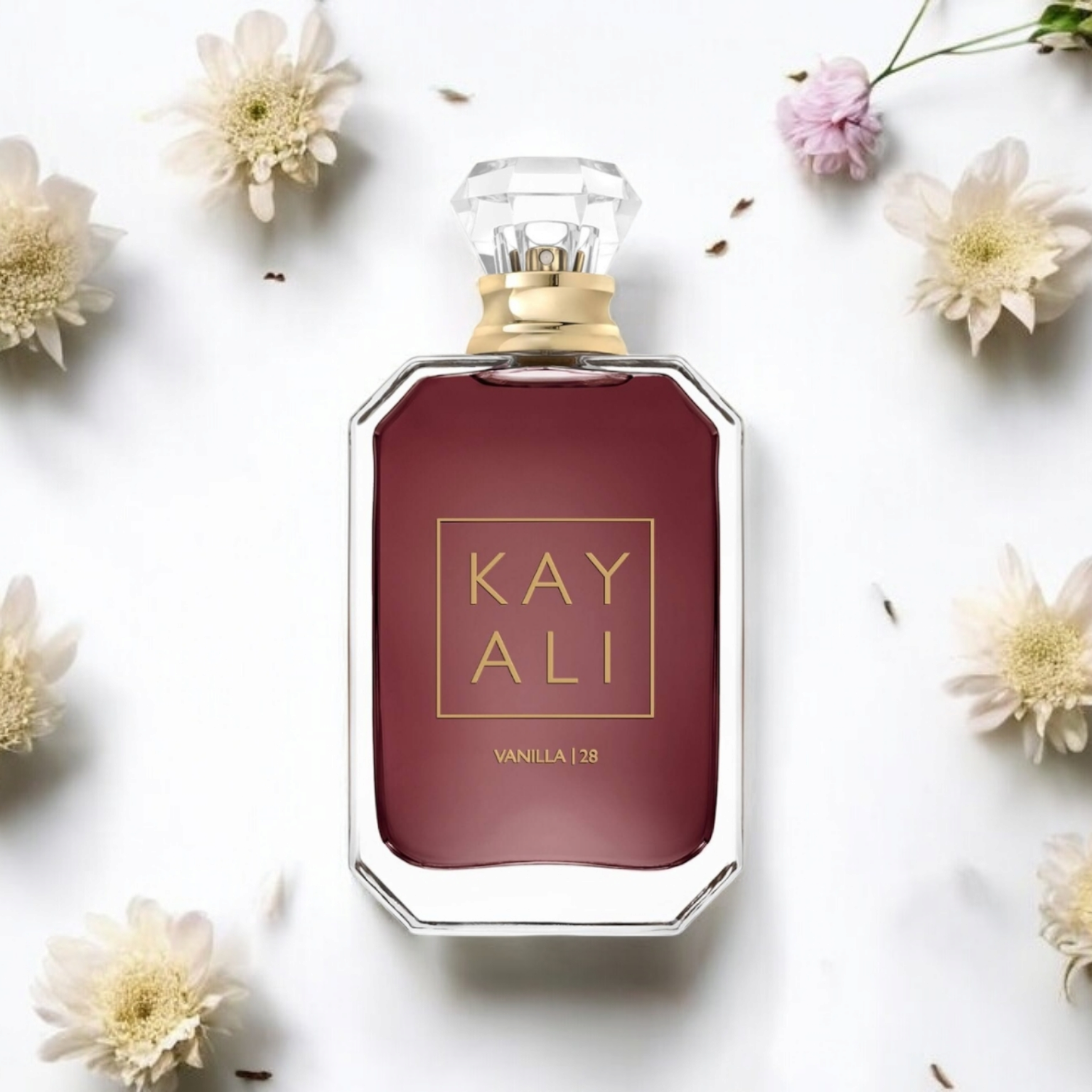 Kayali Vanilla 28 perfume fragrance samples in 1ml, 2ml, and 5ml sizes, offering a luxurious and versatile scent experience.