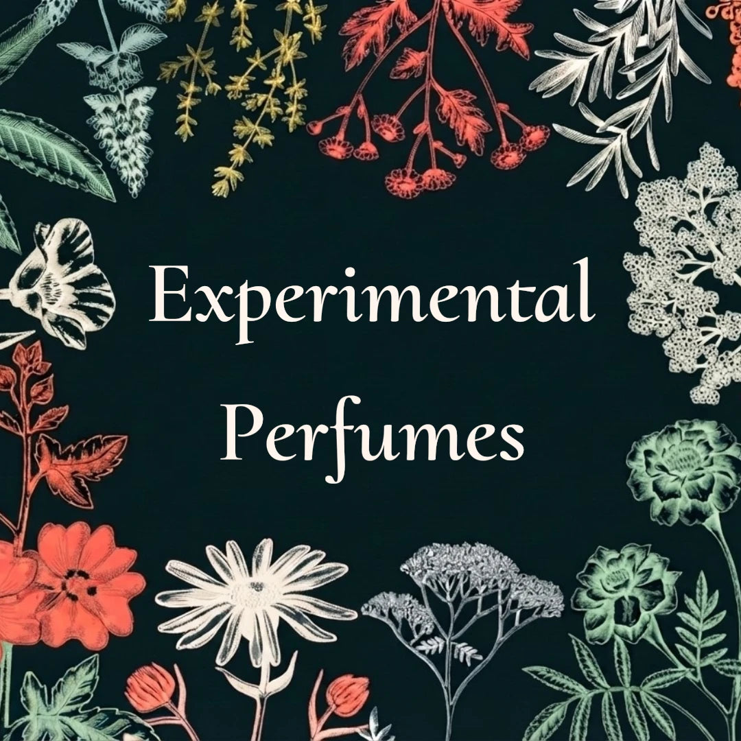 Experinental perfumes perfume samples 1ml, 2ml & 5ml available. the perfume apothecary 