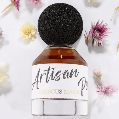 Artisan Perfumery - Hibiscus Magic perfume fragrance samples in 1ml, 2ml, and 5ml sizes, offering a luxurious and versatile scent experience.