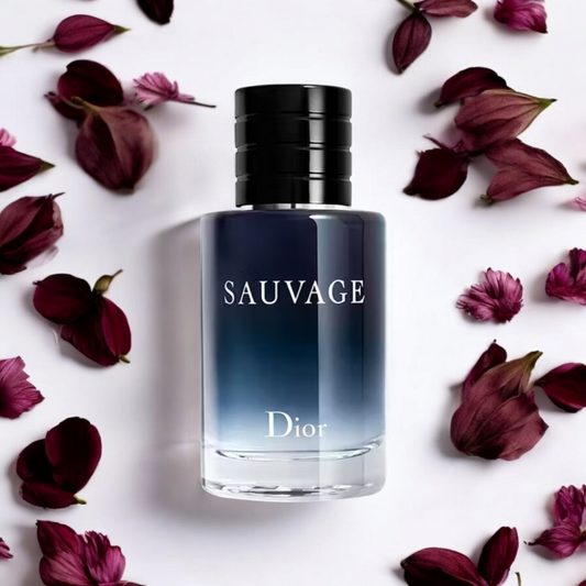 Dior Sauvage perfume fragrance samples in 1ml, 2ml, and 5ml sizes, offering a luxurious and versatile scent experience.