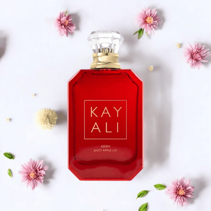 Kayali Eden Juicy Apple perfume fragrance samples in 1ml, 2ml, and 5ml sizes, offering a luxurious and versatile scent experience.