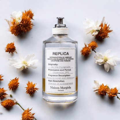 Maison Margiela Replica - By The Fireplace perfume fragrance samples in 1ml, 2ml, and 5ml sizes, offering a luxurious and versatile scent experience.