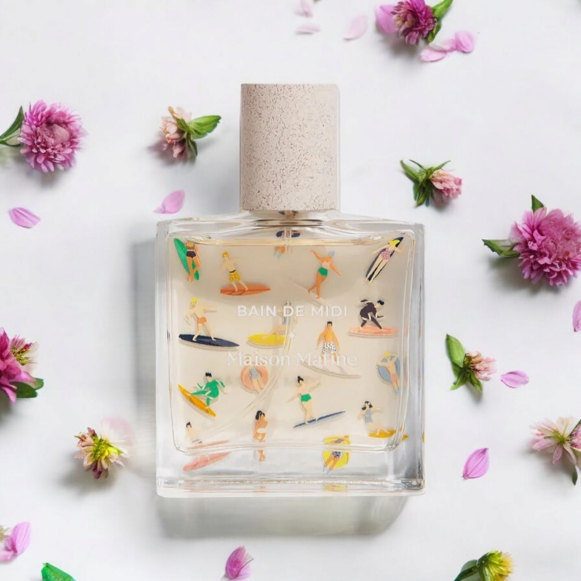 Maison Matine Bain De Midi perfume fragrance samples in 1ml, 2ml, and 5ml sizes, offering a luxurious and versatile scent experience.