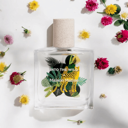 Maison Matine Into The Wild perfume fragrance samples in 1ml, 2ml, and 5ml sizes, offering a luxurious and versatile scent experience.